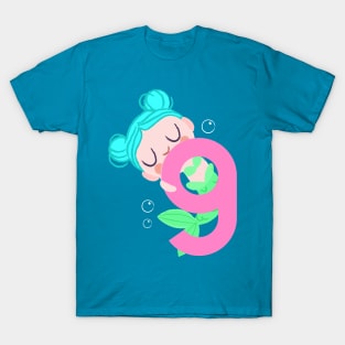 Mermaid Series: Number 9 T-Shirt